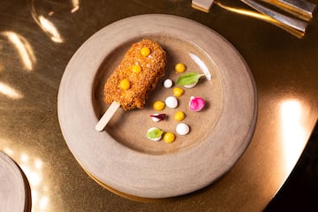 a plate of food on a table