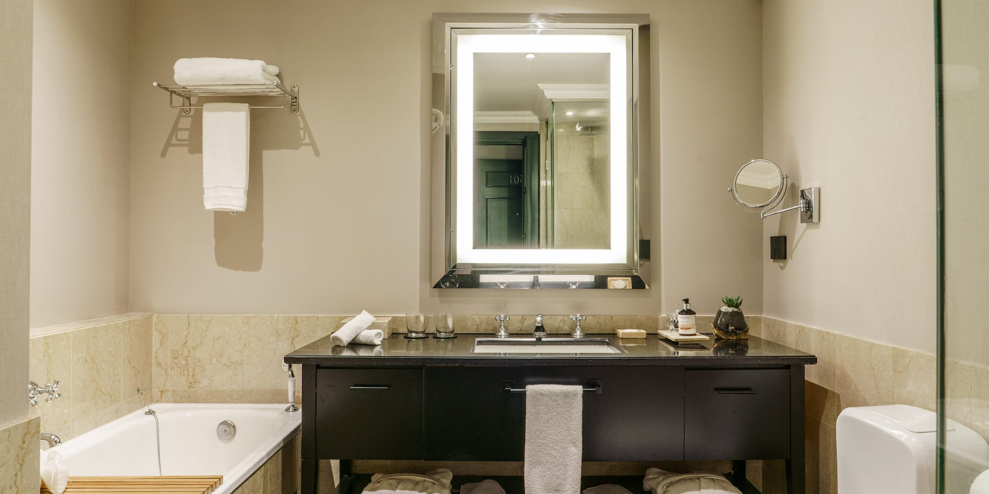 a bathroom with a sink and a bathtub