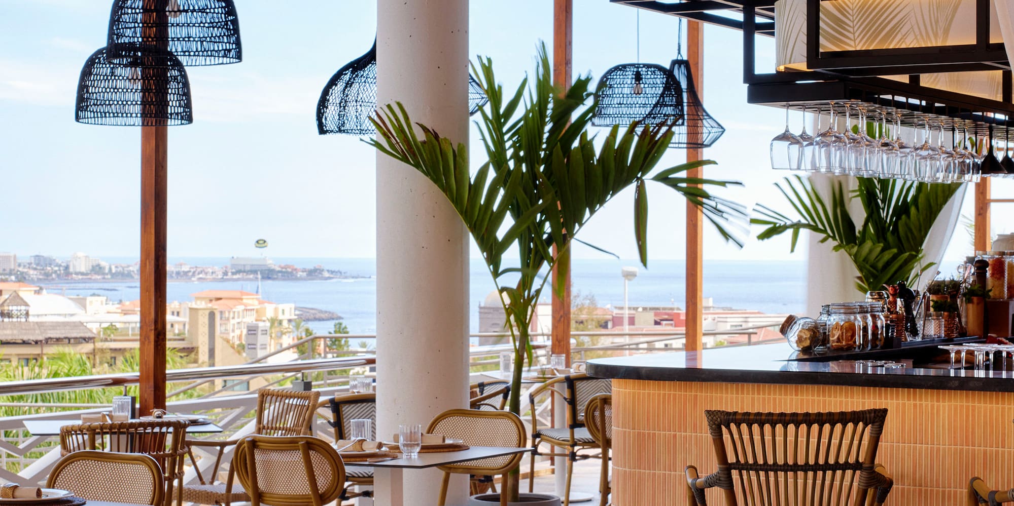 a restaurant with tables and chairs