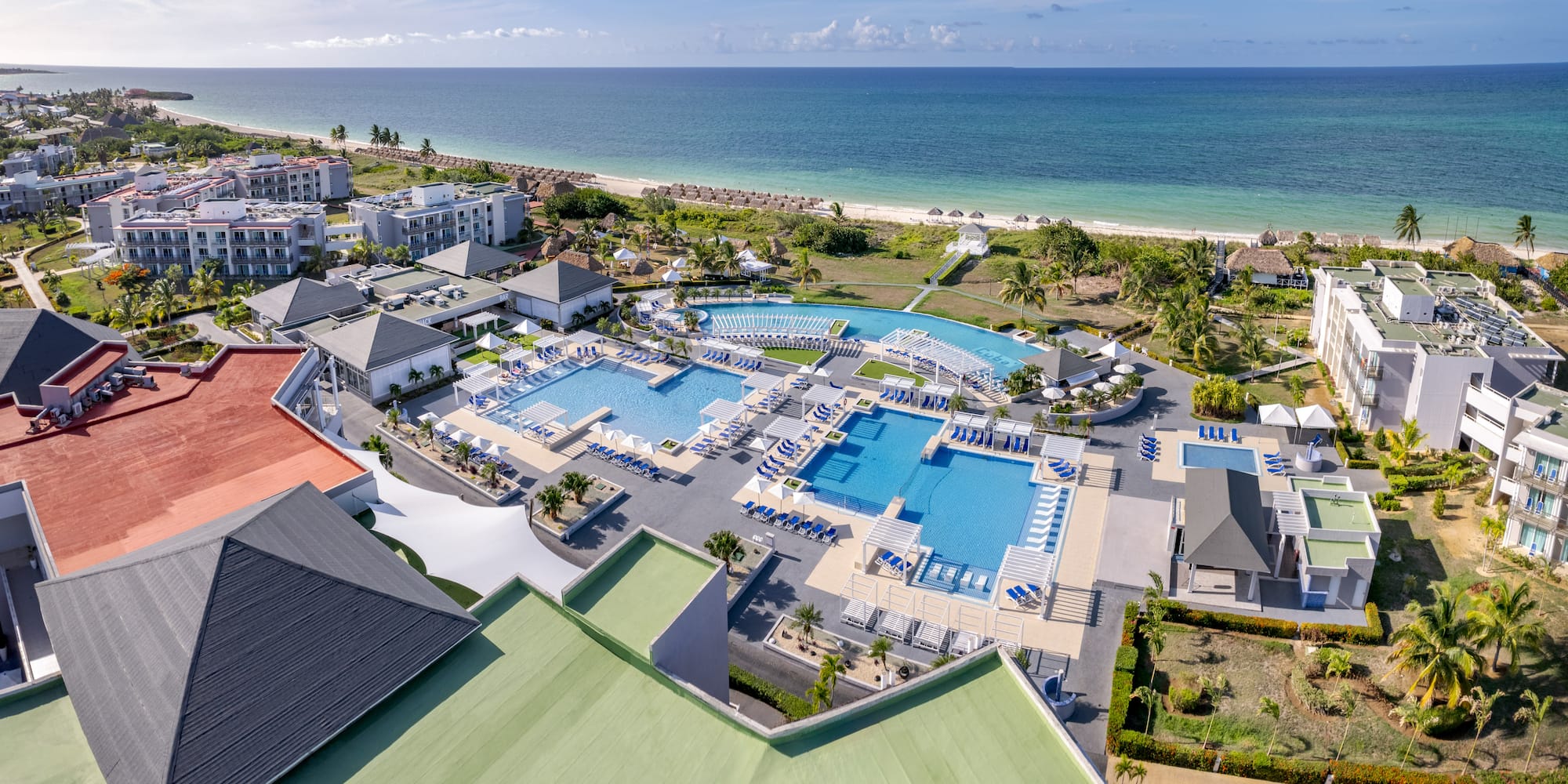 a swimming pool and a beach