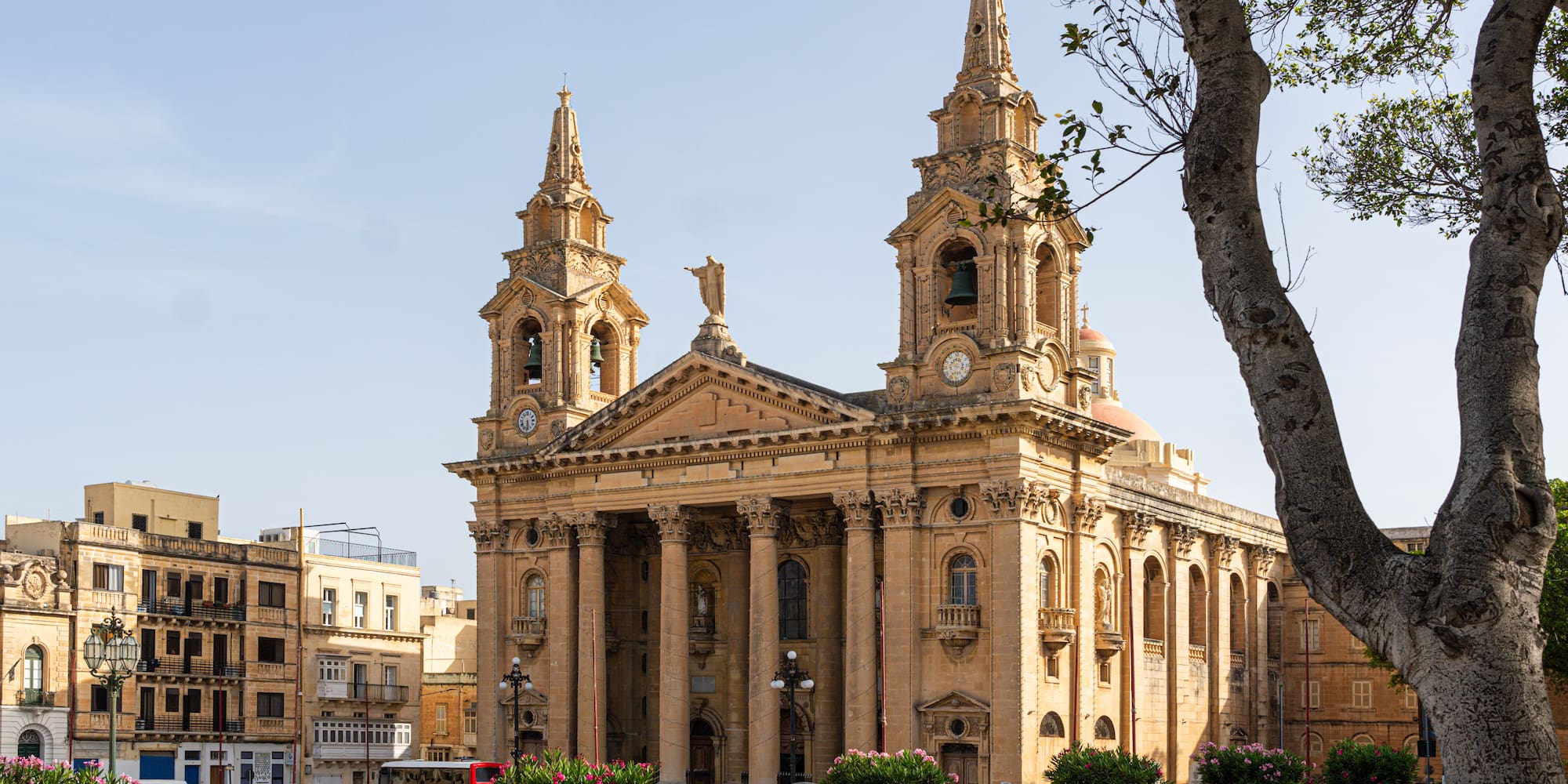 a large building with a clock tower