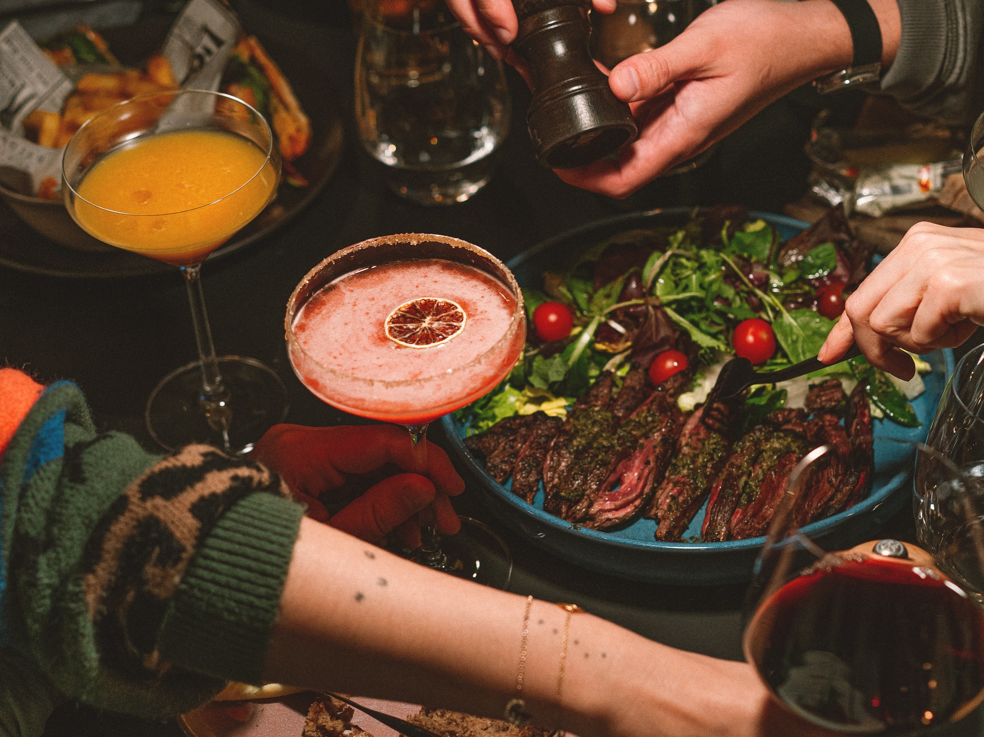 a city with a bridge and a tower