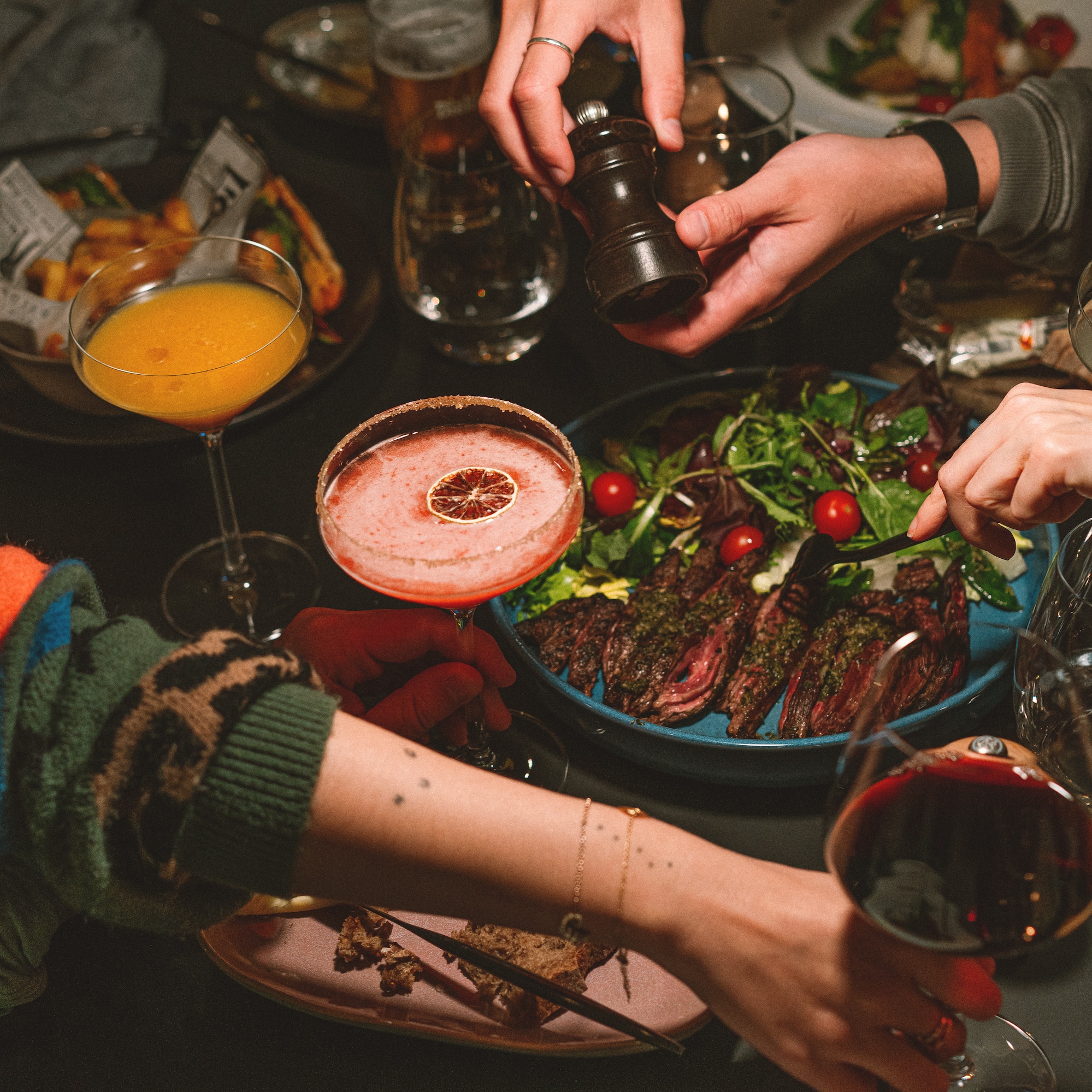 a city with a bridge and a tower