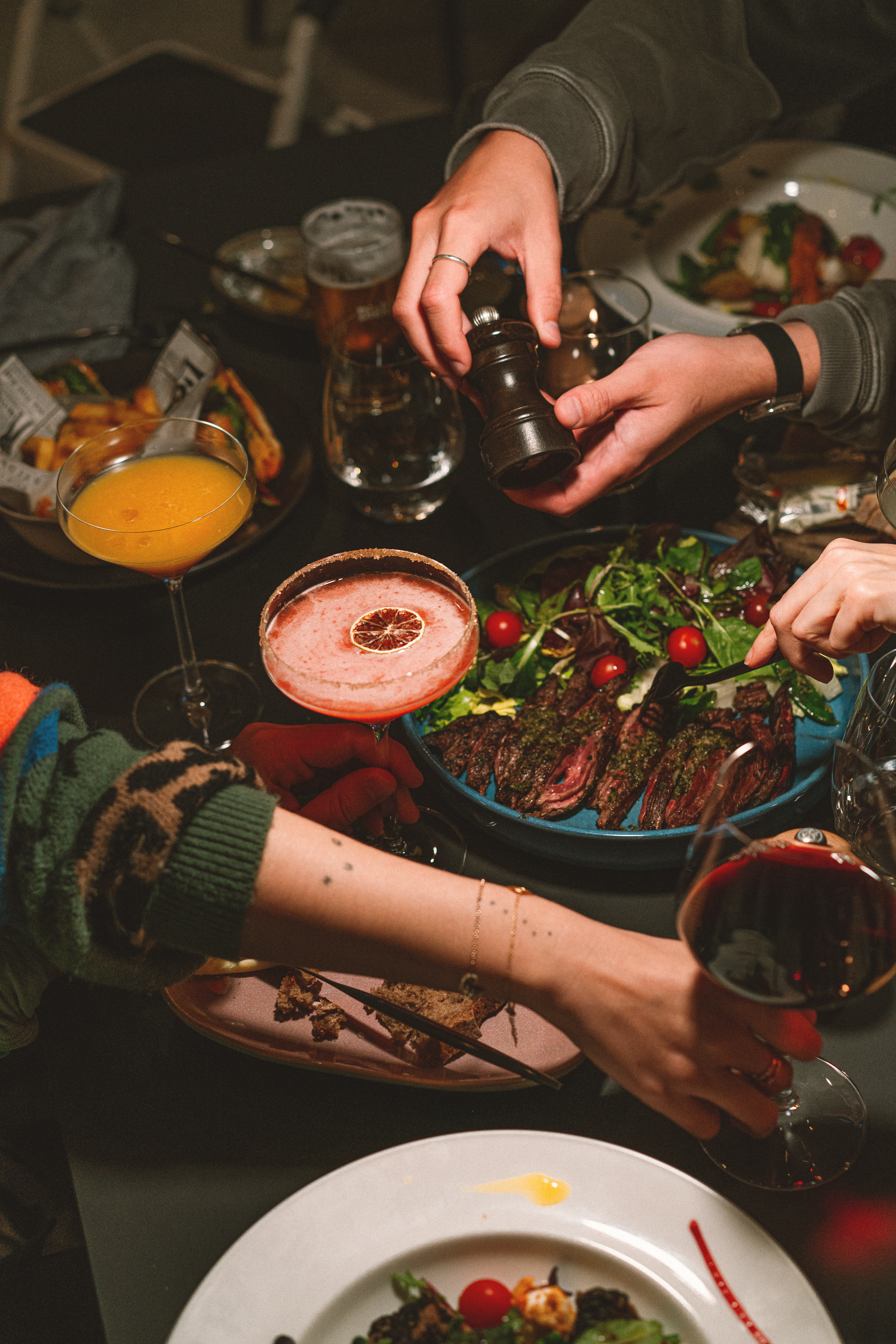 a city with a bridge and a tower