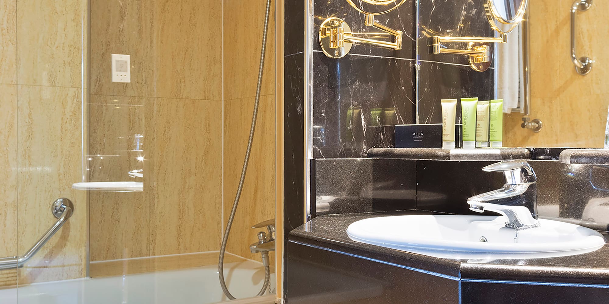 a bathroom with a sink and a bathtub