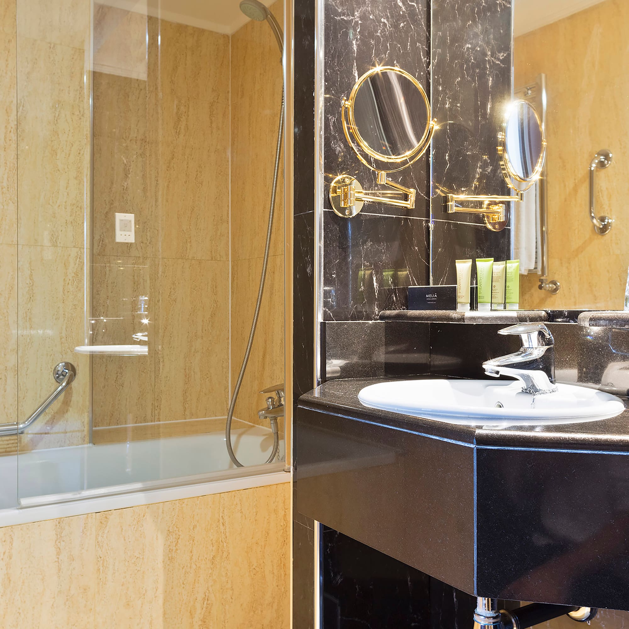 a bathroom with a sink and a bathtub