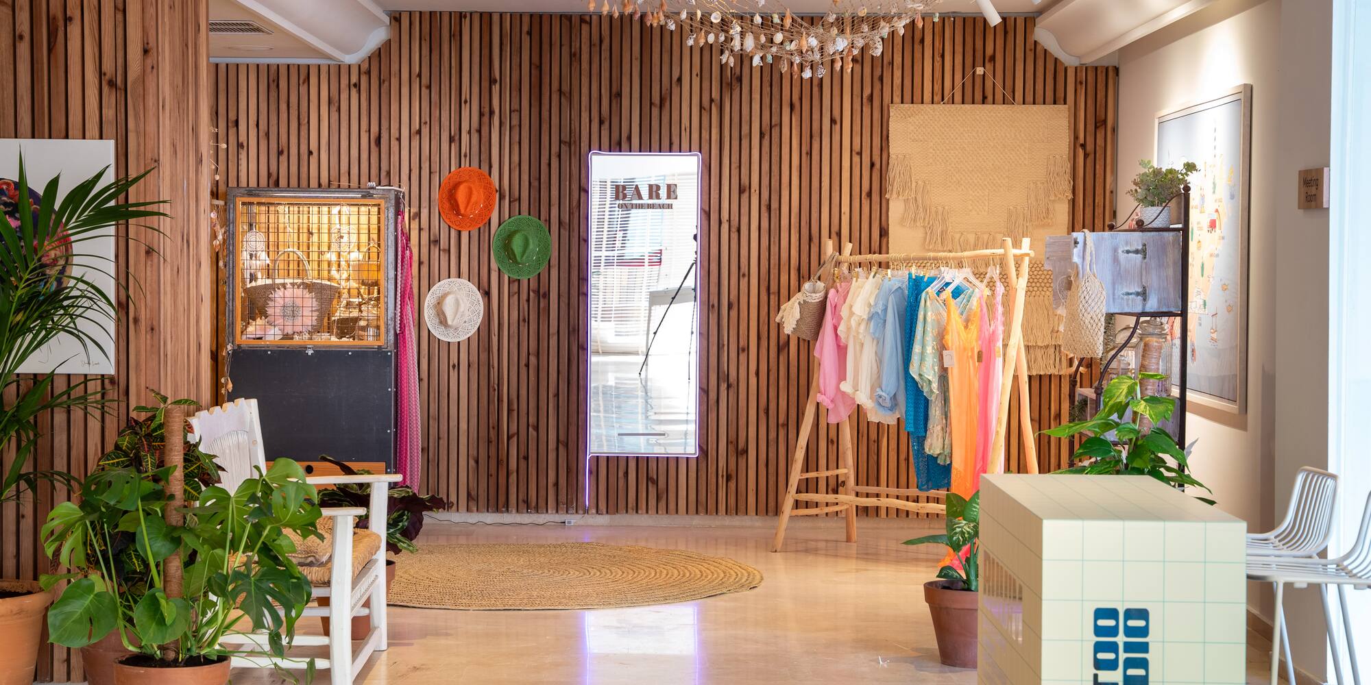 a room with a wood wall and a wood paneled wall