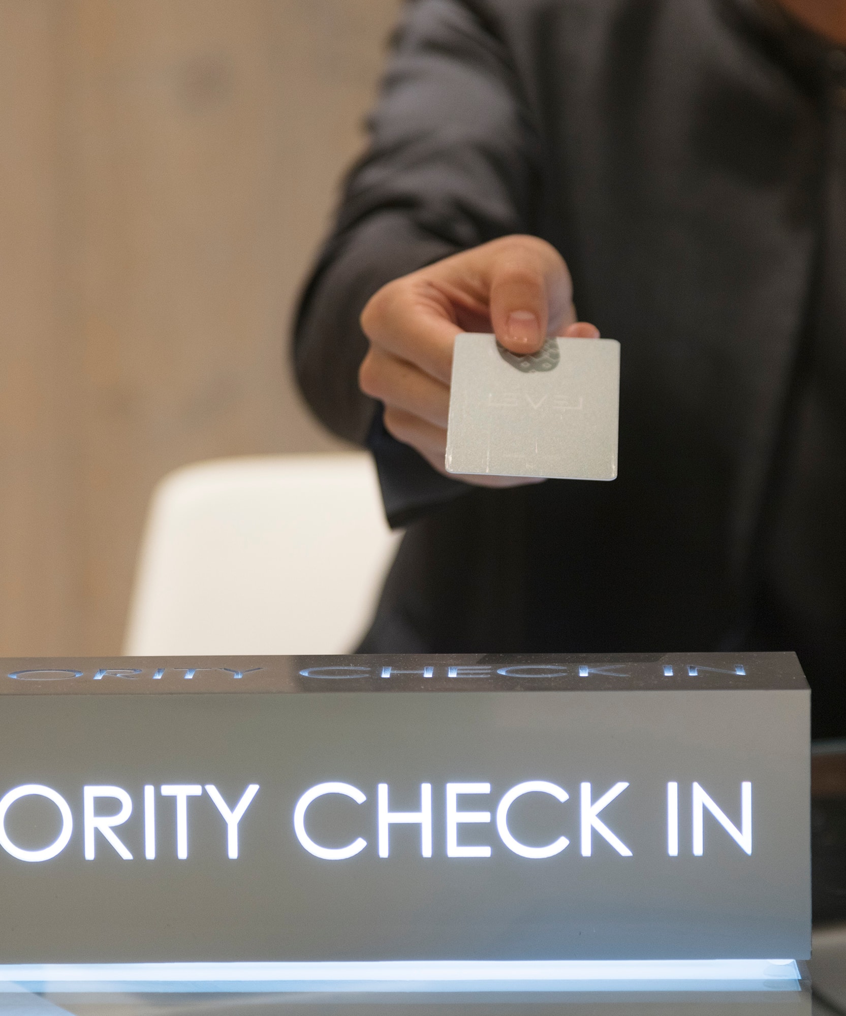 a person holding a piece of paper