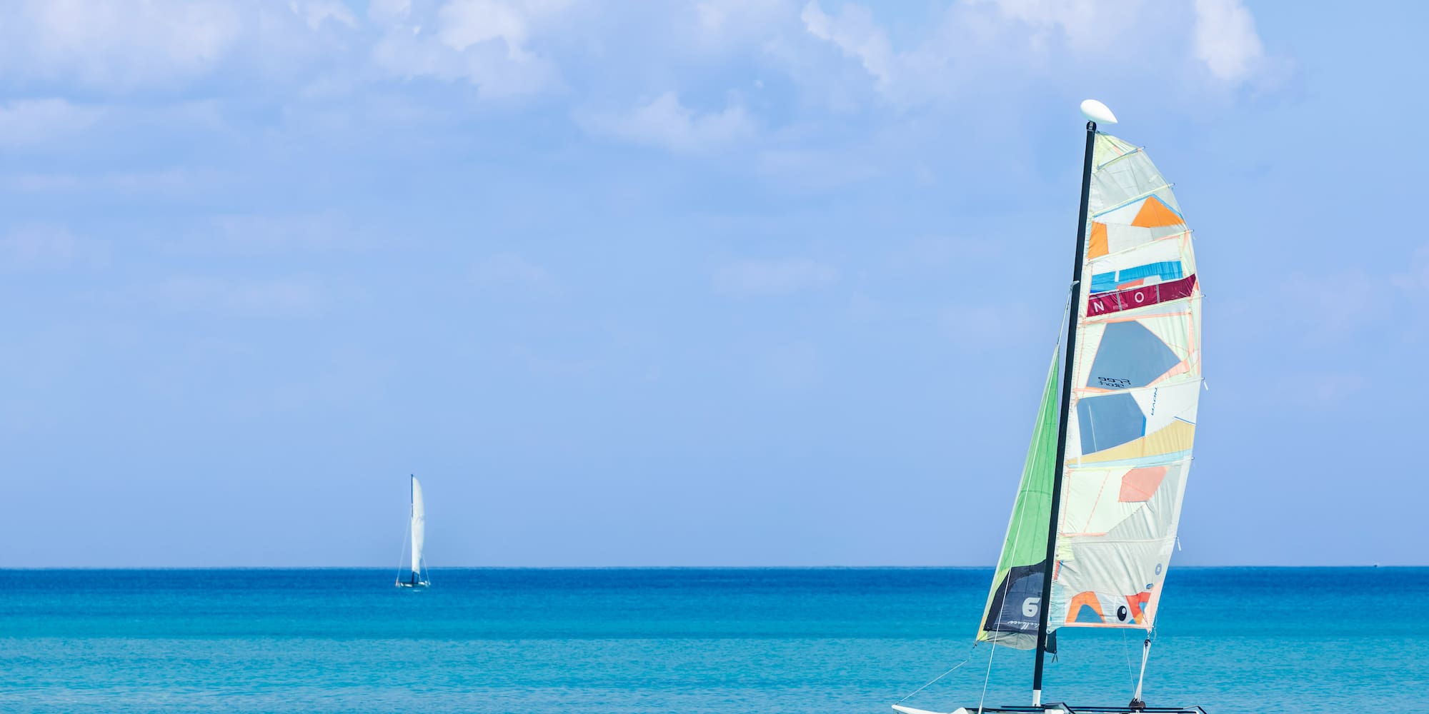 a sailboat in the water