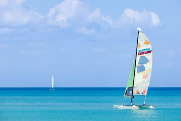 a sailboat in the water