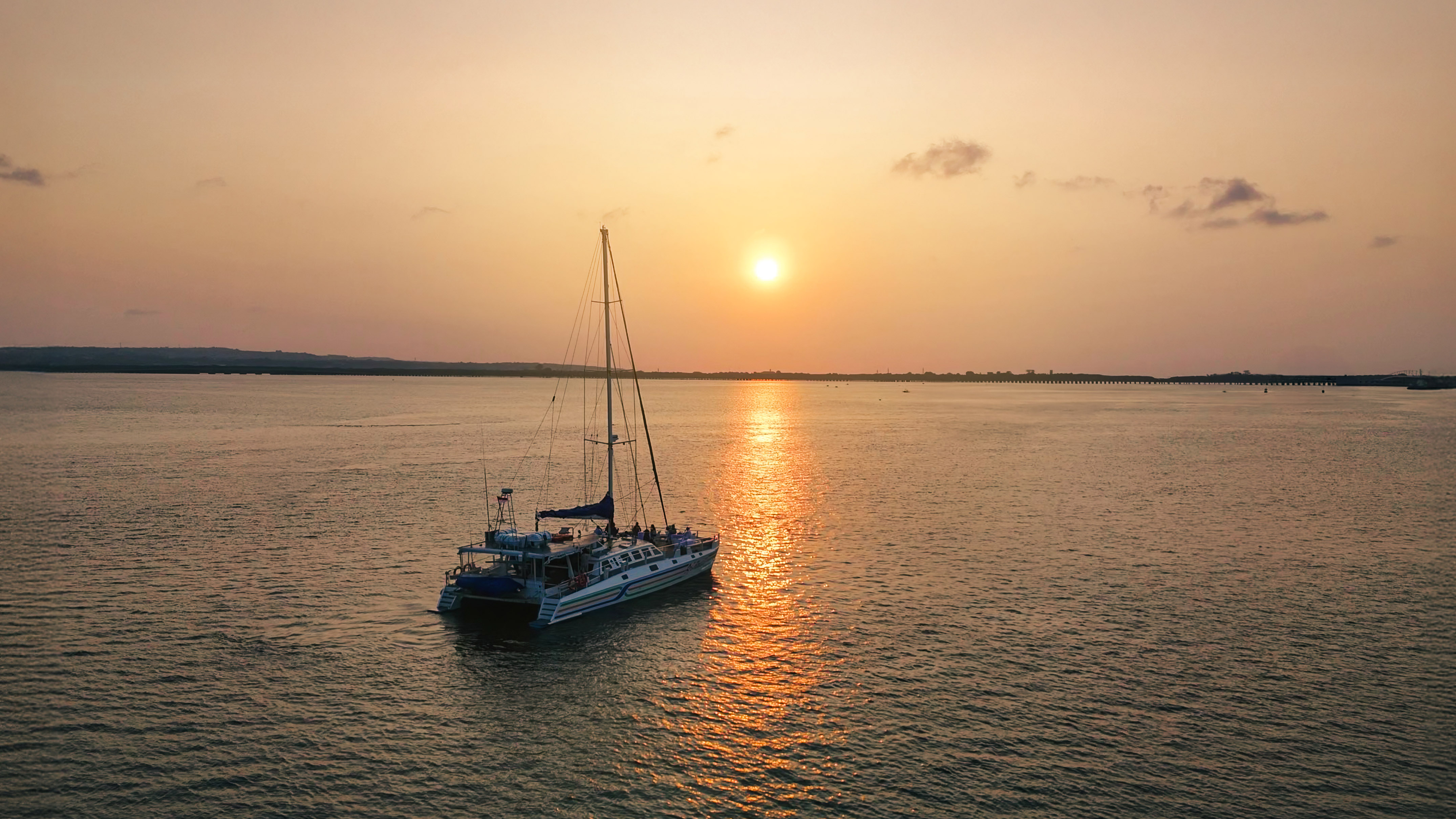 a boat on the water