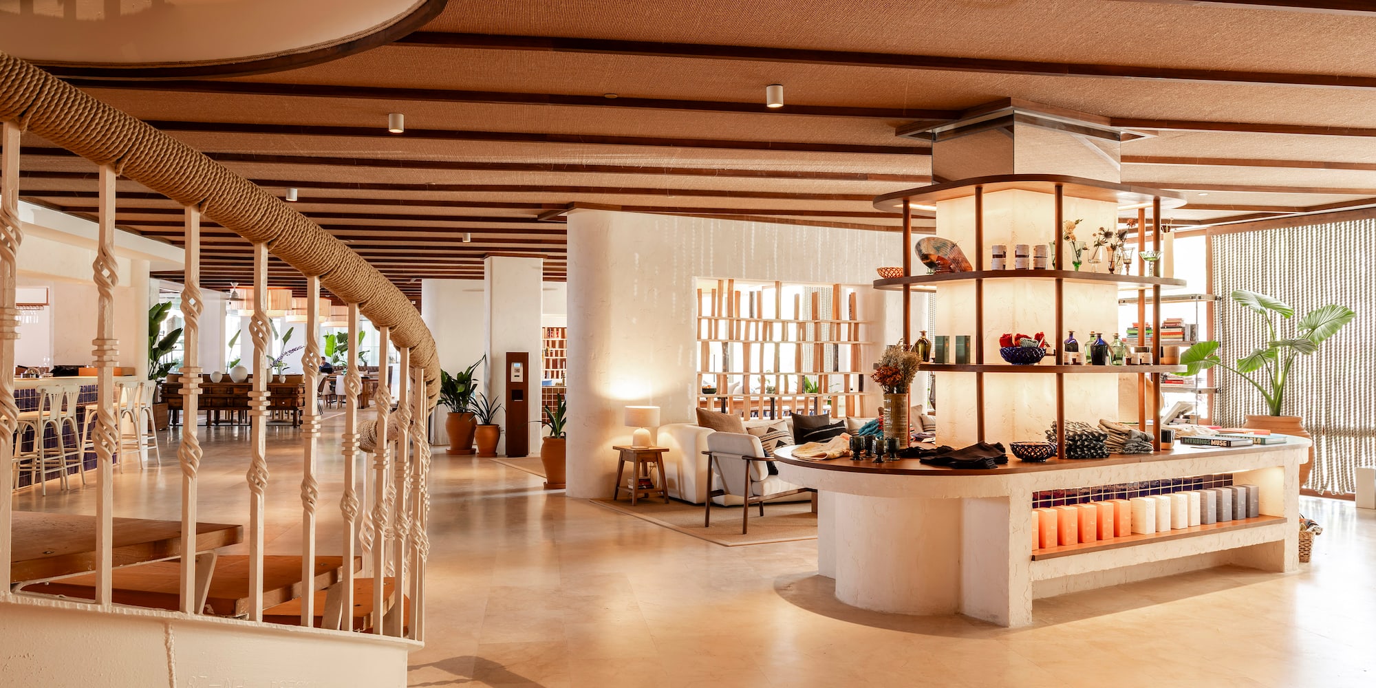 a spiral staircase inside a building