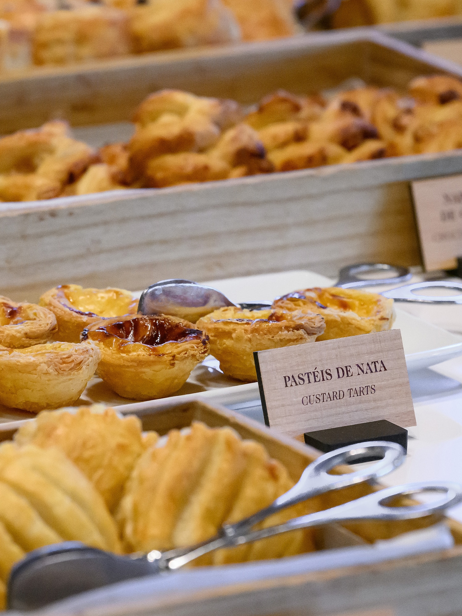 a trays of pastries and pastries on a table