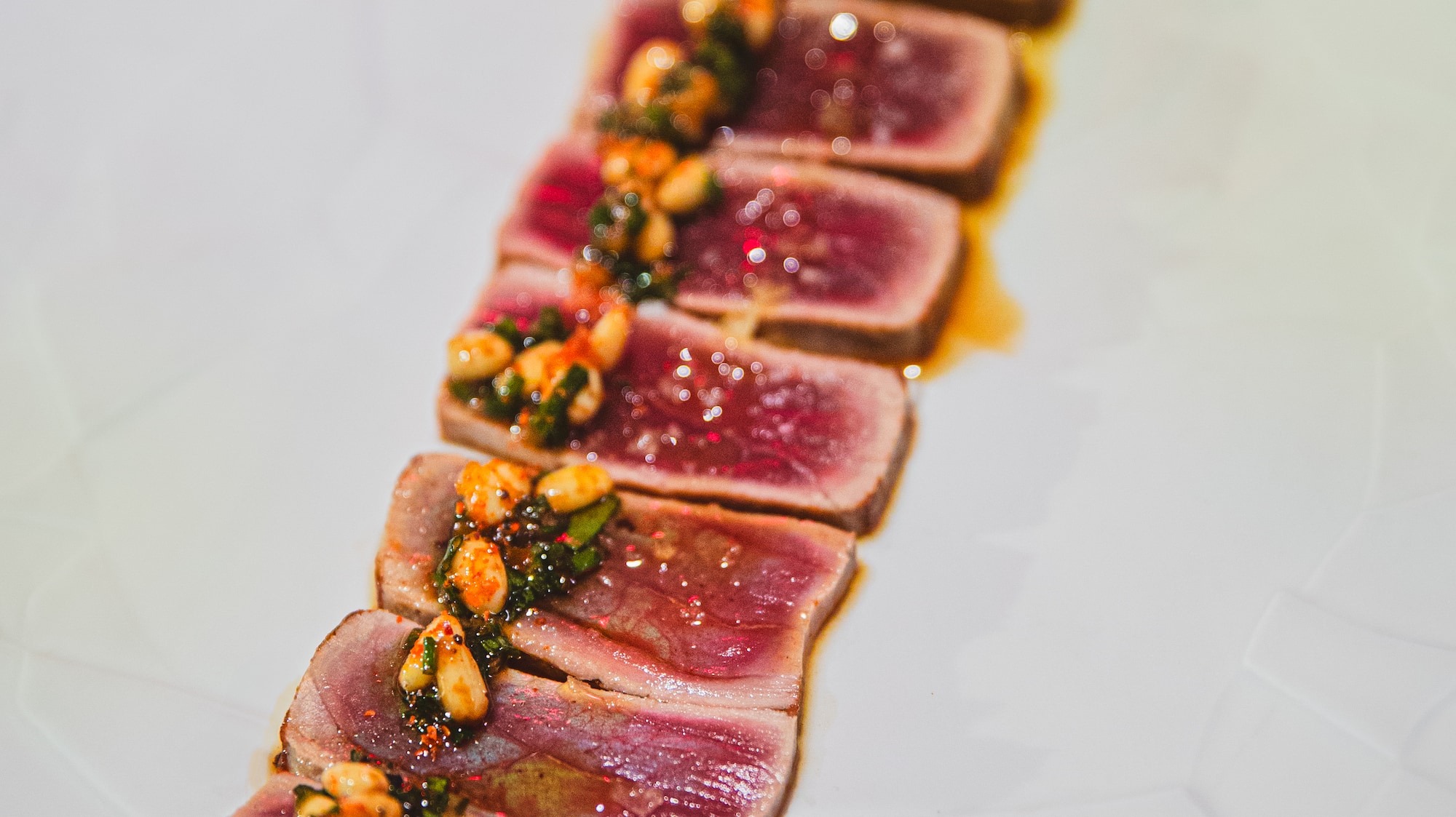 a plate of food on a table