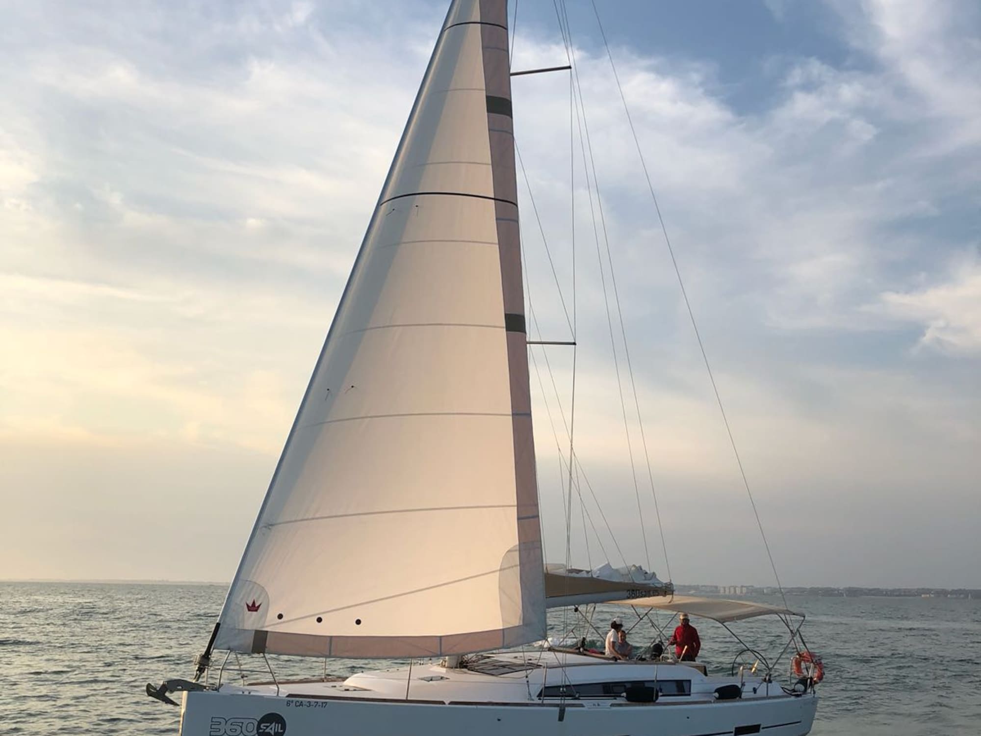 a sailboat on the water