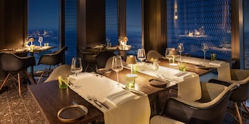 a table set for a dinner