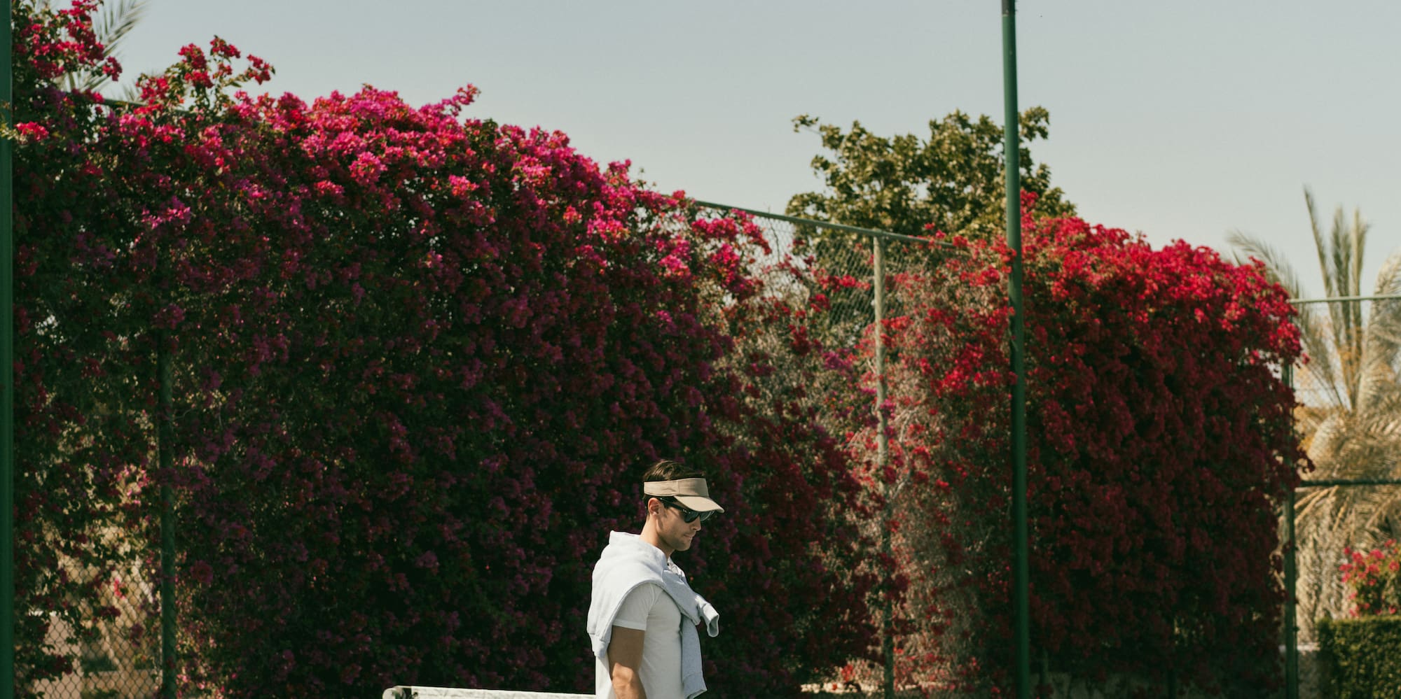 a man on a tennis court
