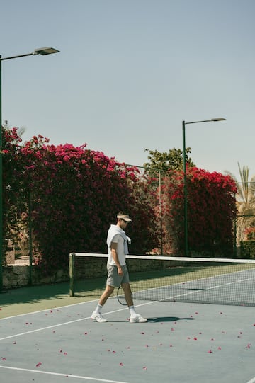 a man on a tennis court