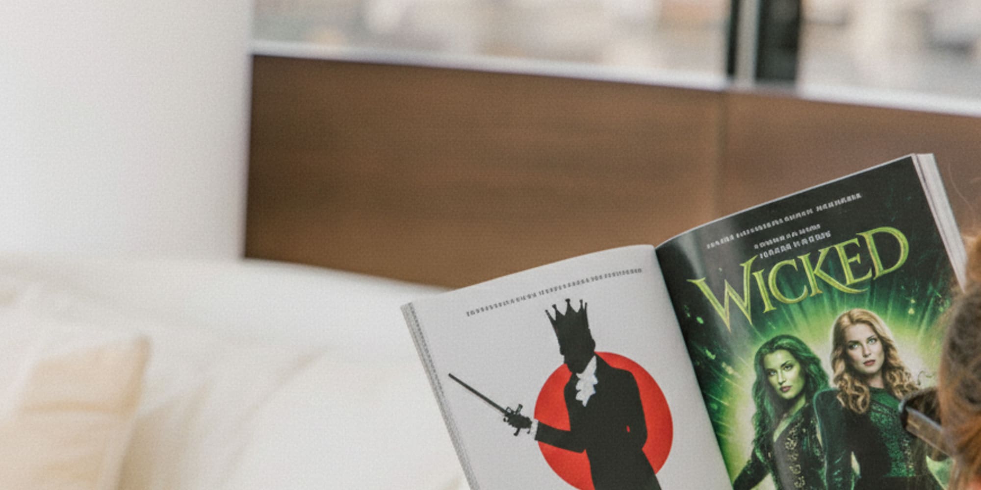 a woman reading a book