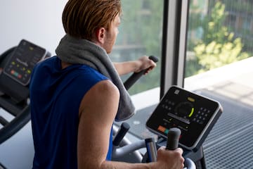 a man on a treadmill