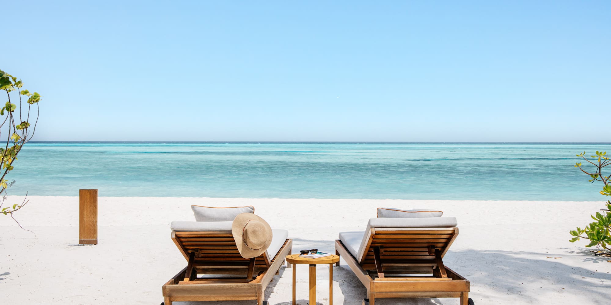 two chairs on a beach