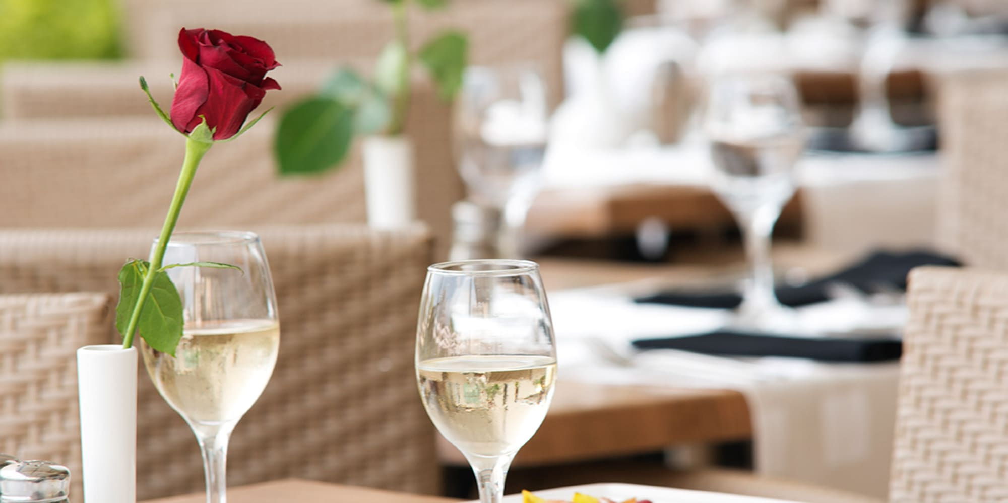 a table set for a dinner party