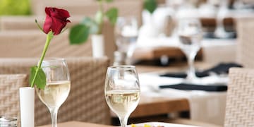 a table set for a dinner party
