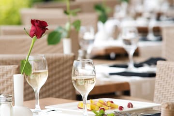 a table set for a dinner party