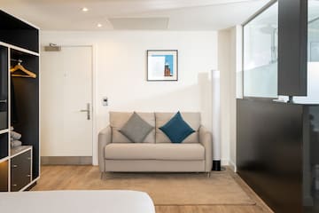 a couch in a room