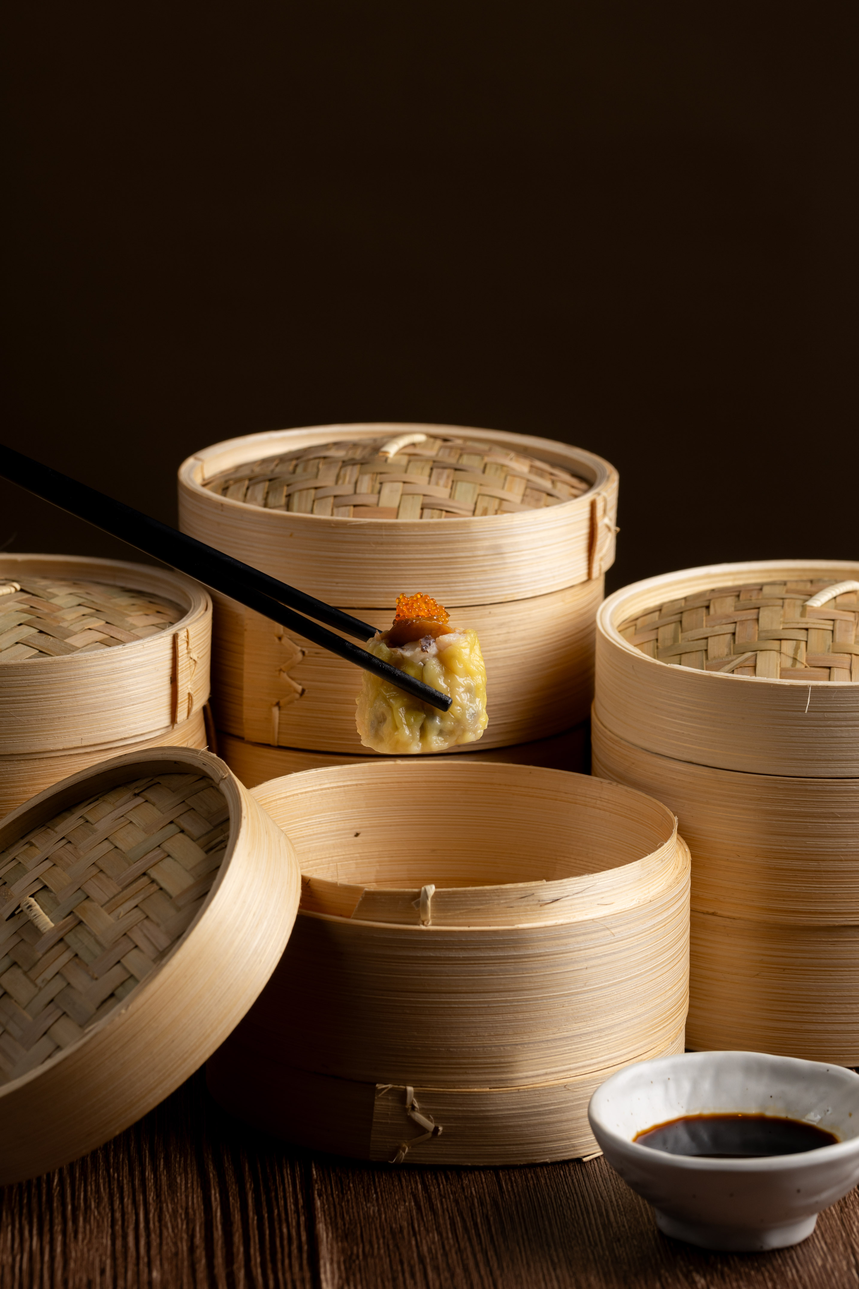 a close up of food