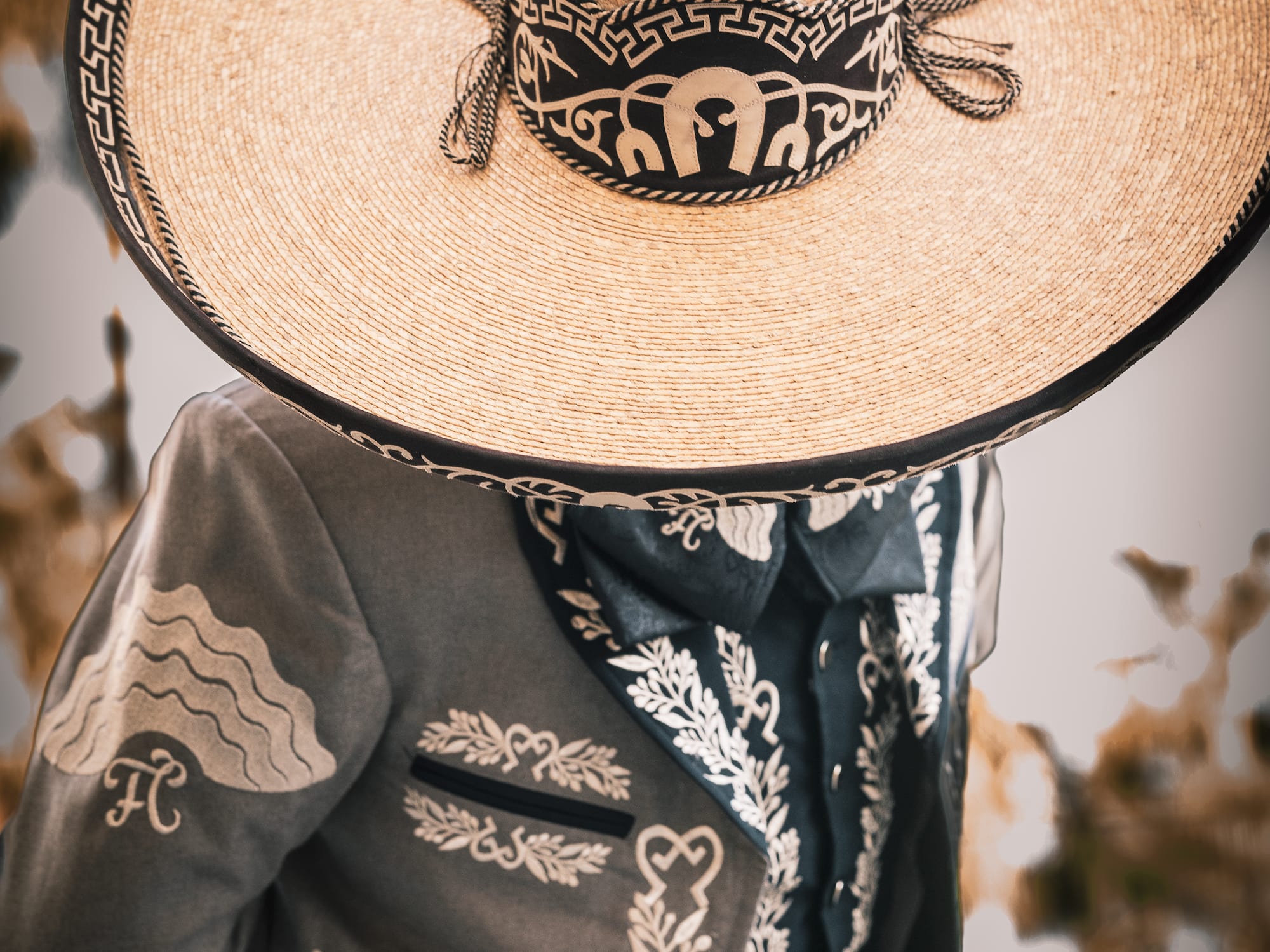 a person wearing a sombrero