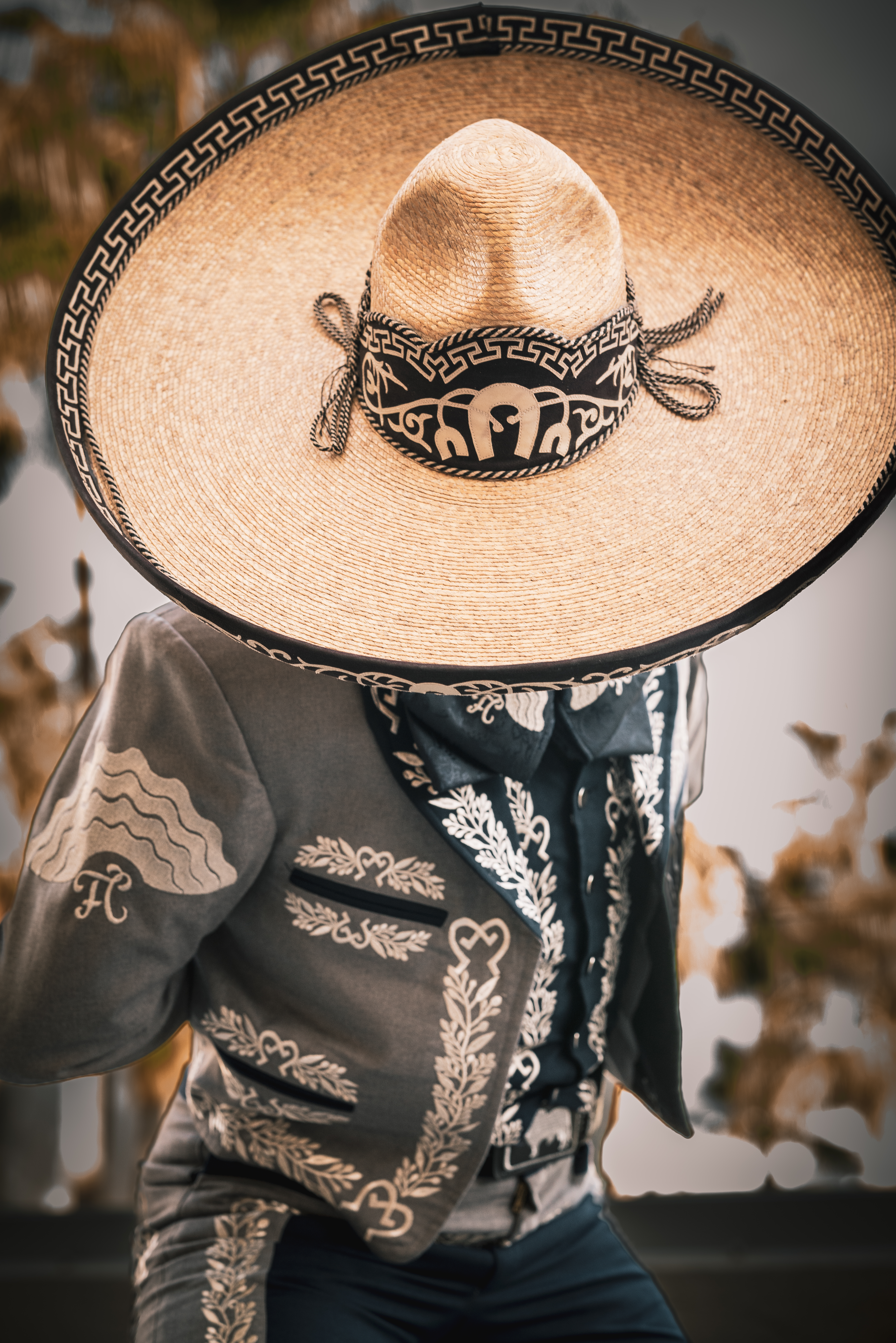 a person wearing a sombrero