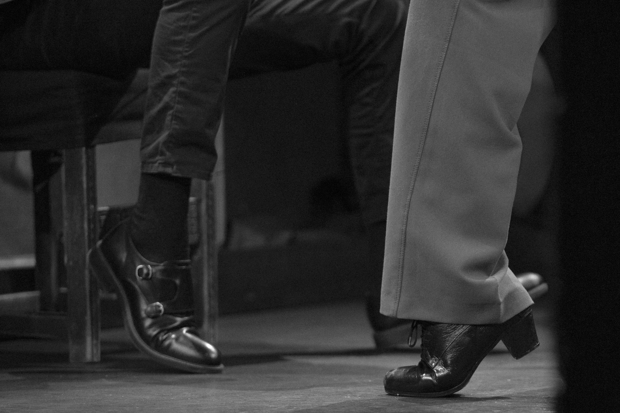 a close-up of a pair of legs