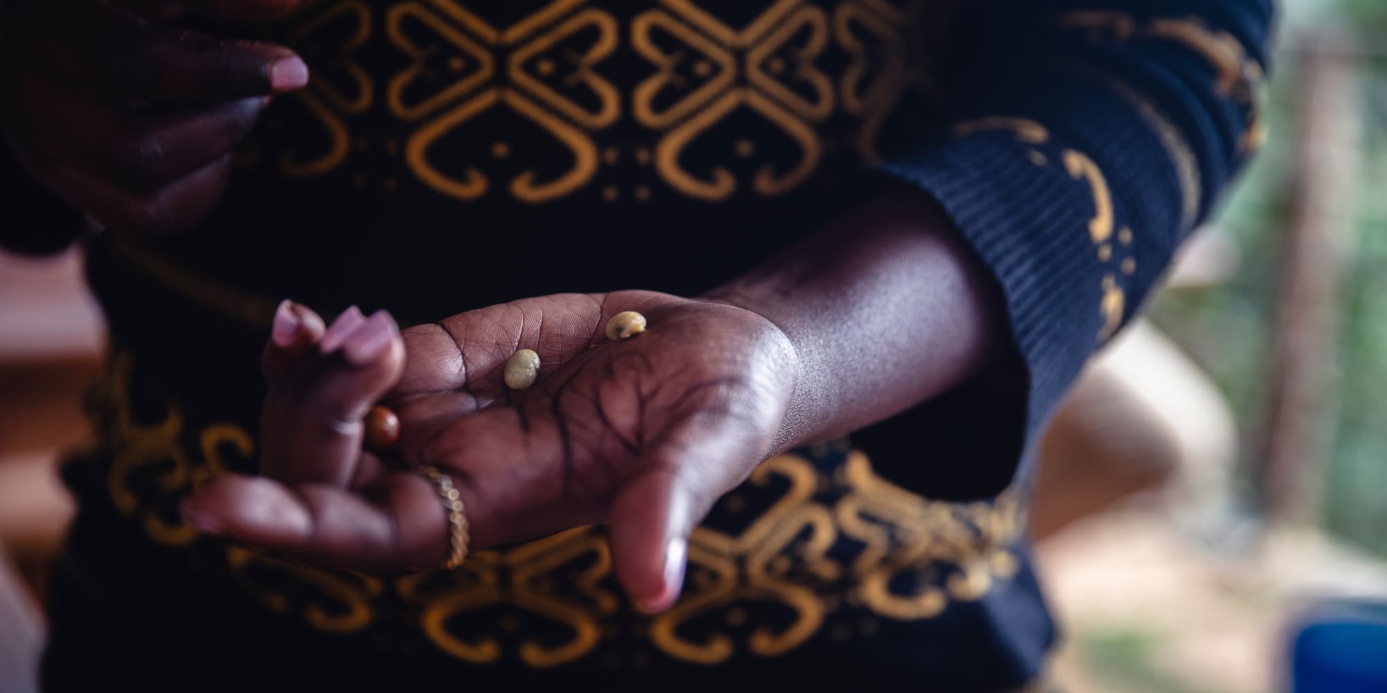a person holding some pills