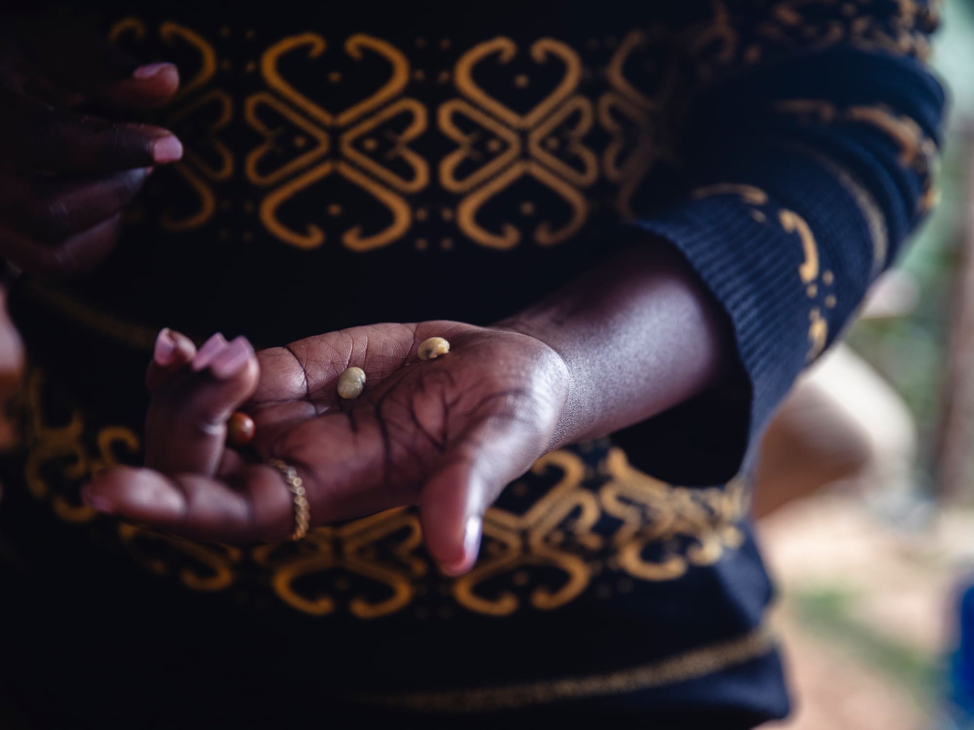 a person holding some pills