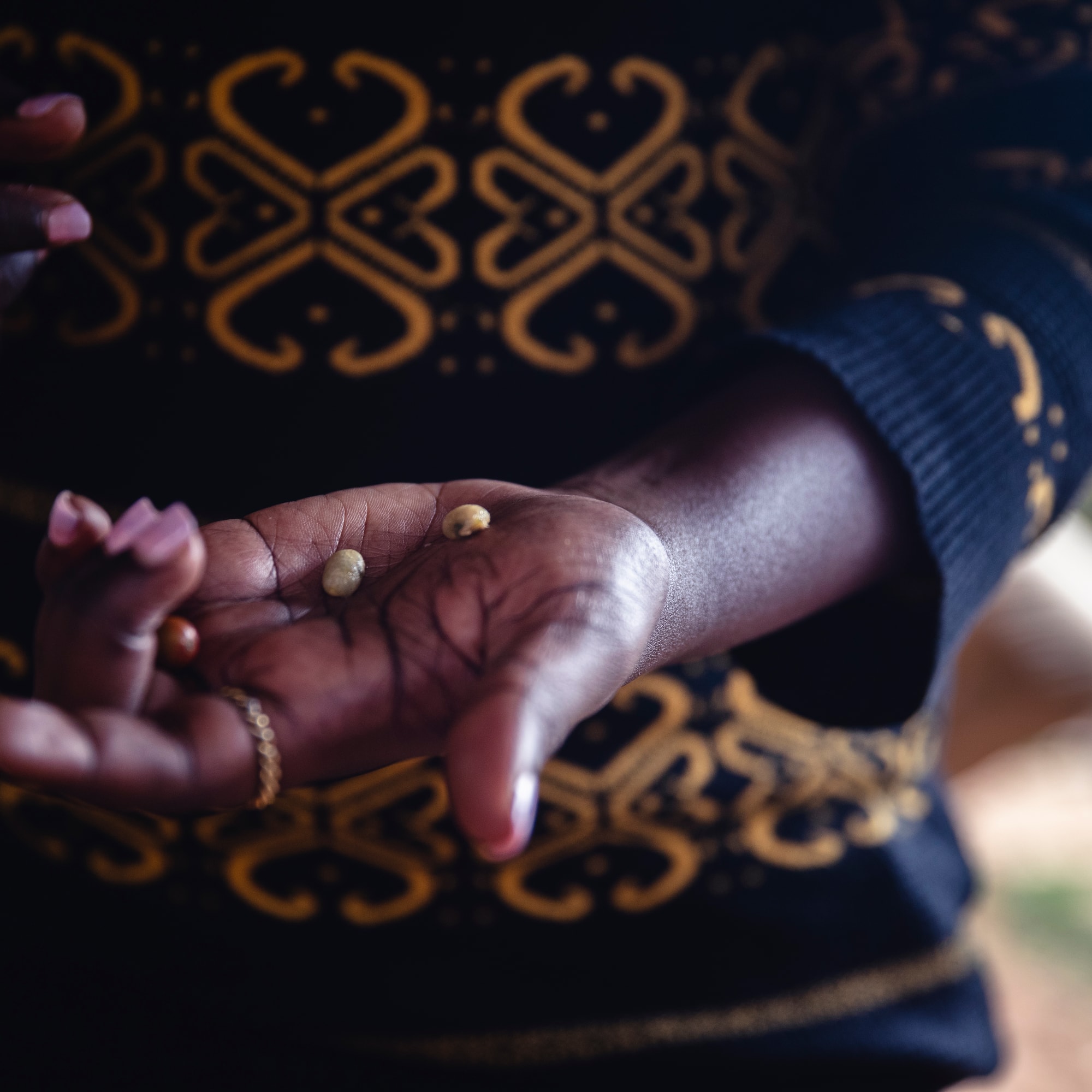 a person holding some pills
