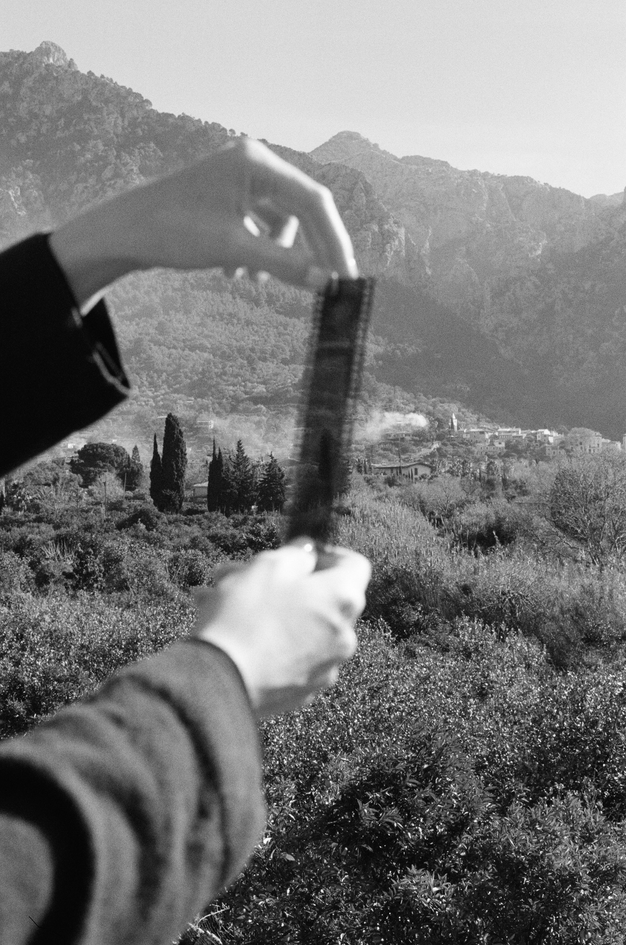 a person holding a piece of paper