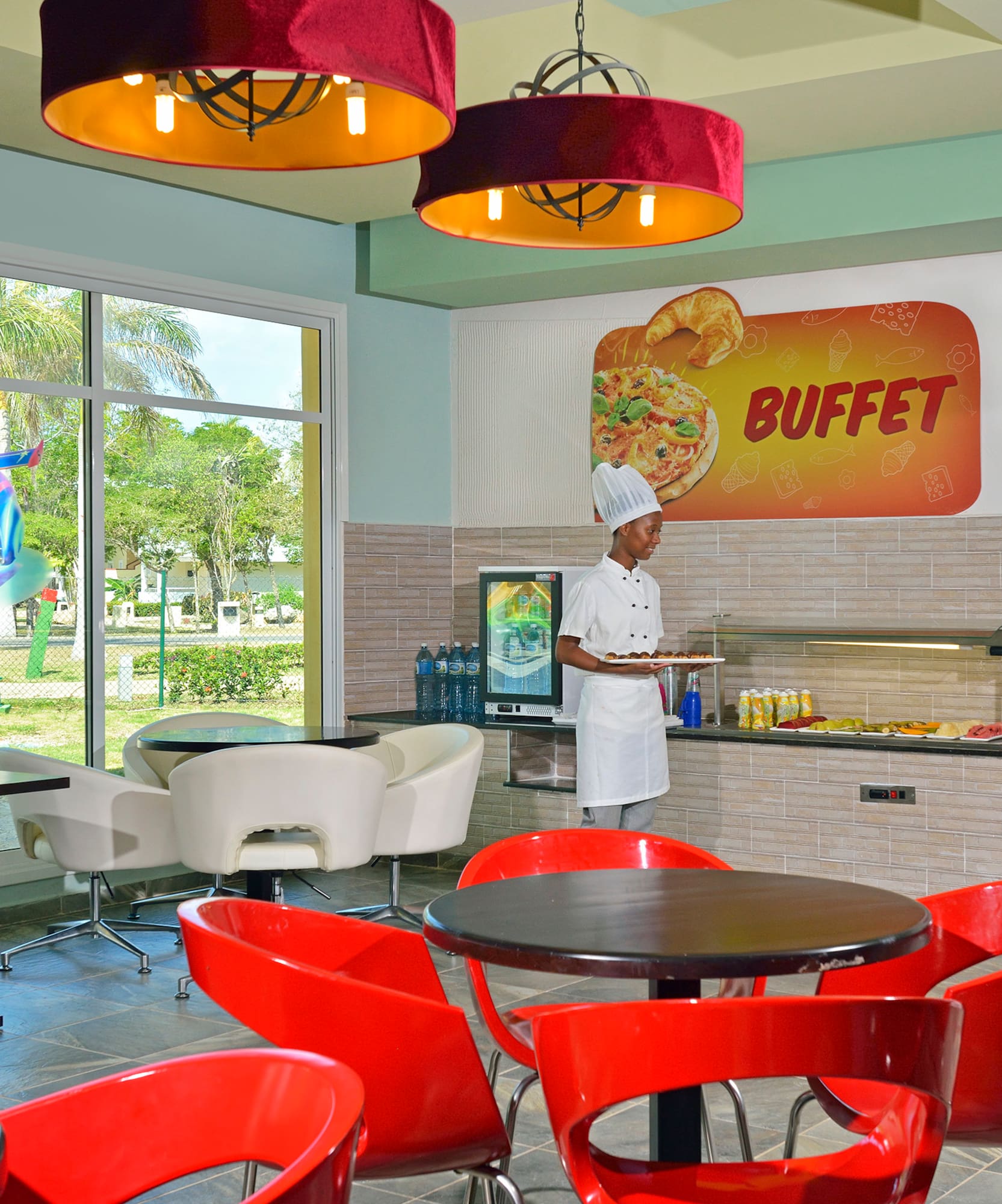 a chef in a restaurant