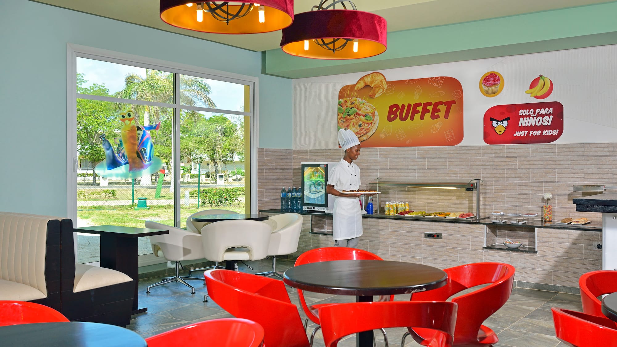 a chef in a restaurant