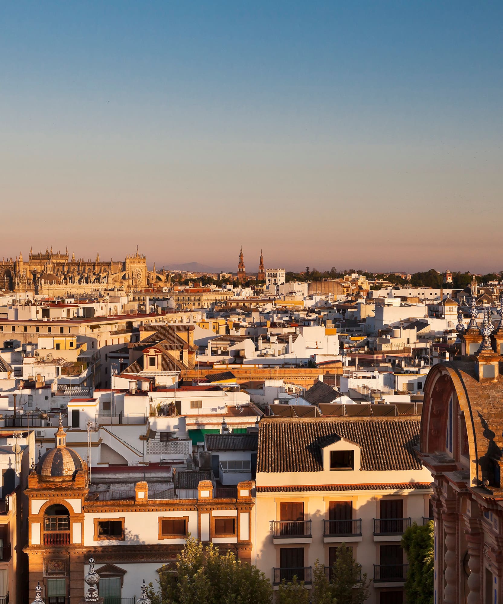 a city with many buildings