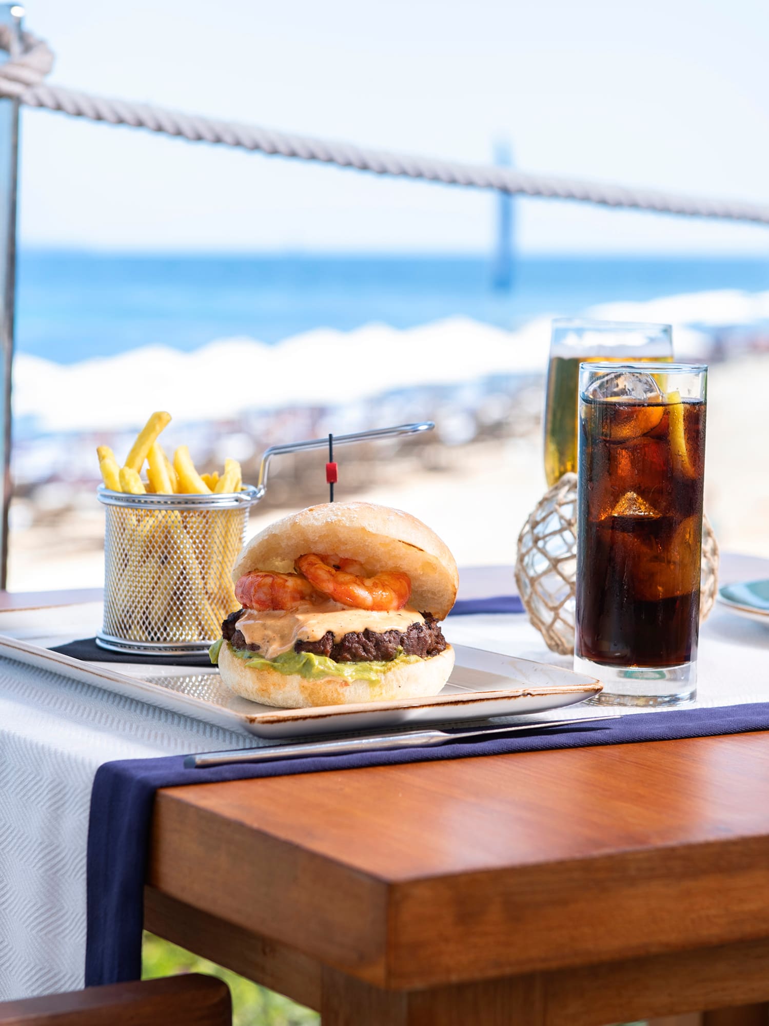 a plate of food on a table