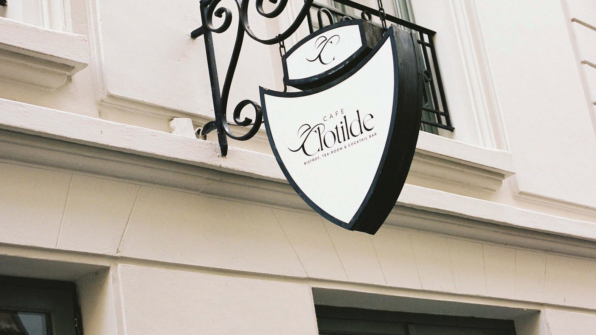 a sign on a building