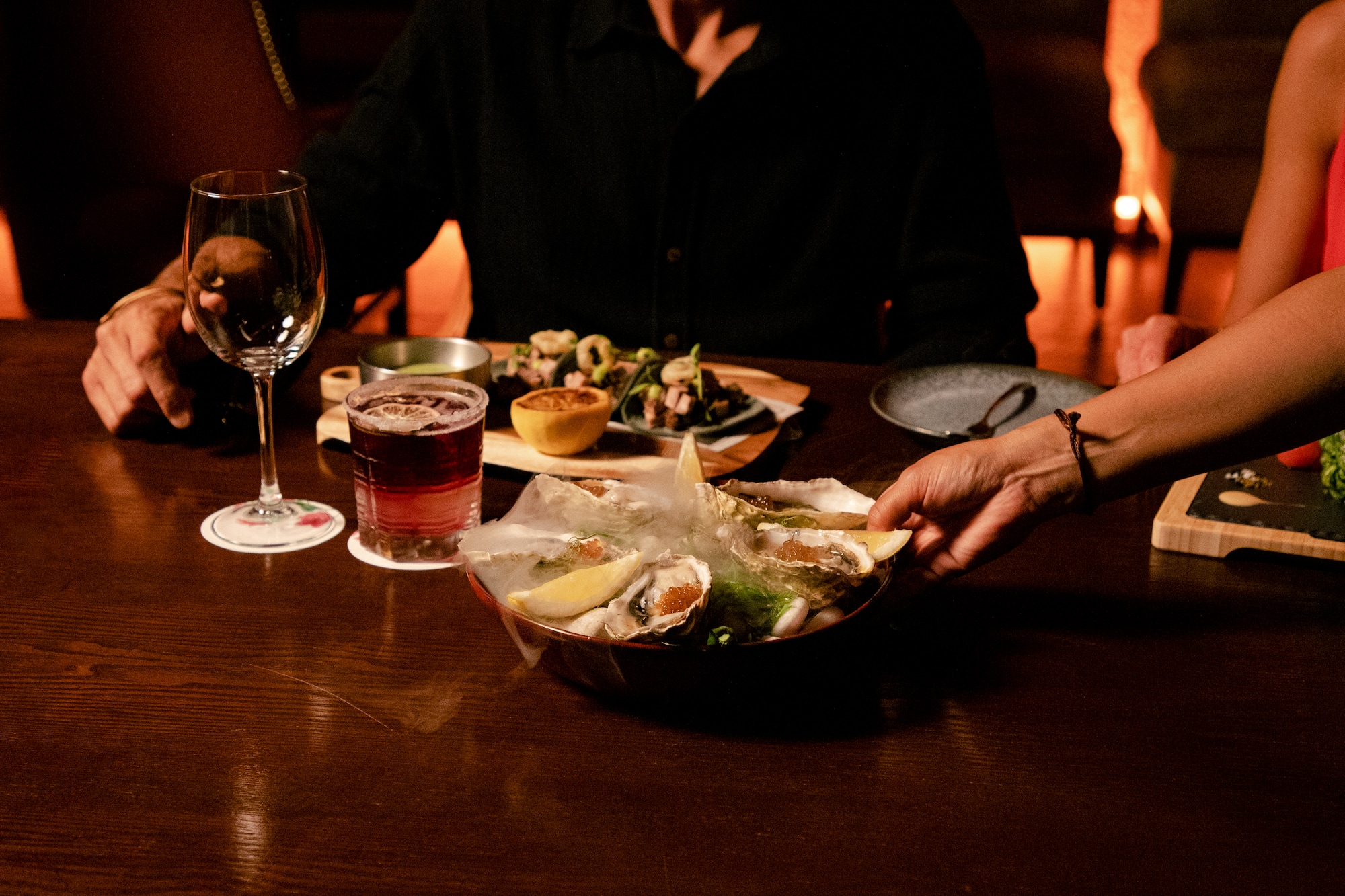 a person holding a plate of food
