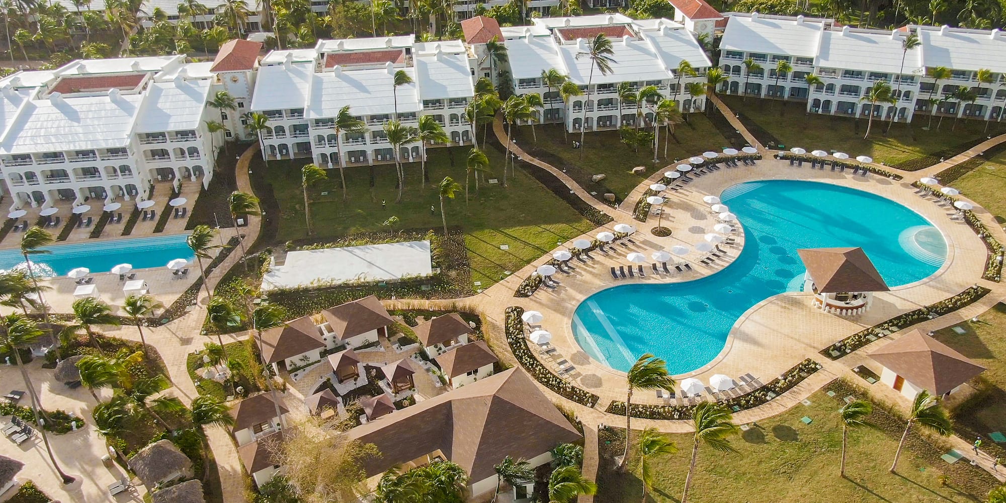 a swimming pool and a resort