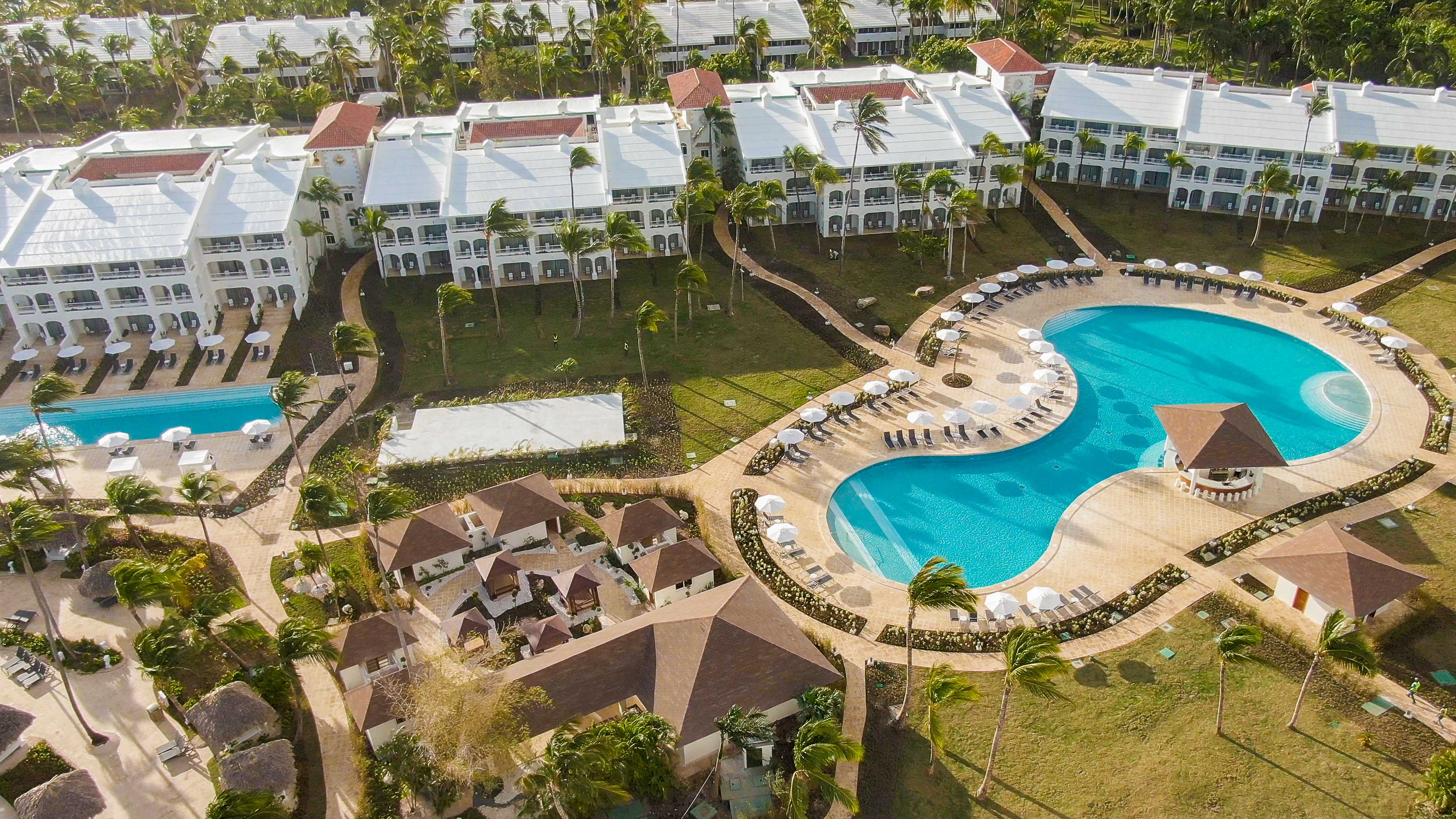 a swimming pool and a resort