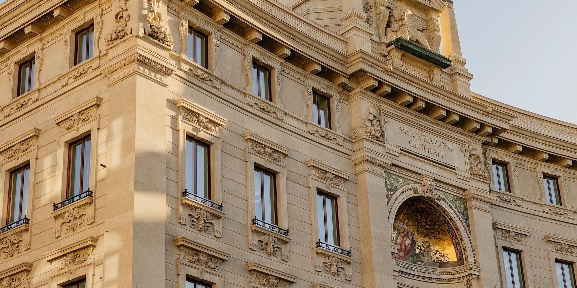 Front of the hotel Palazzo di Cordusio Gran Melia