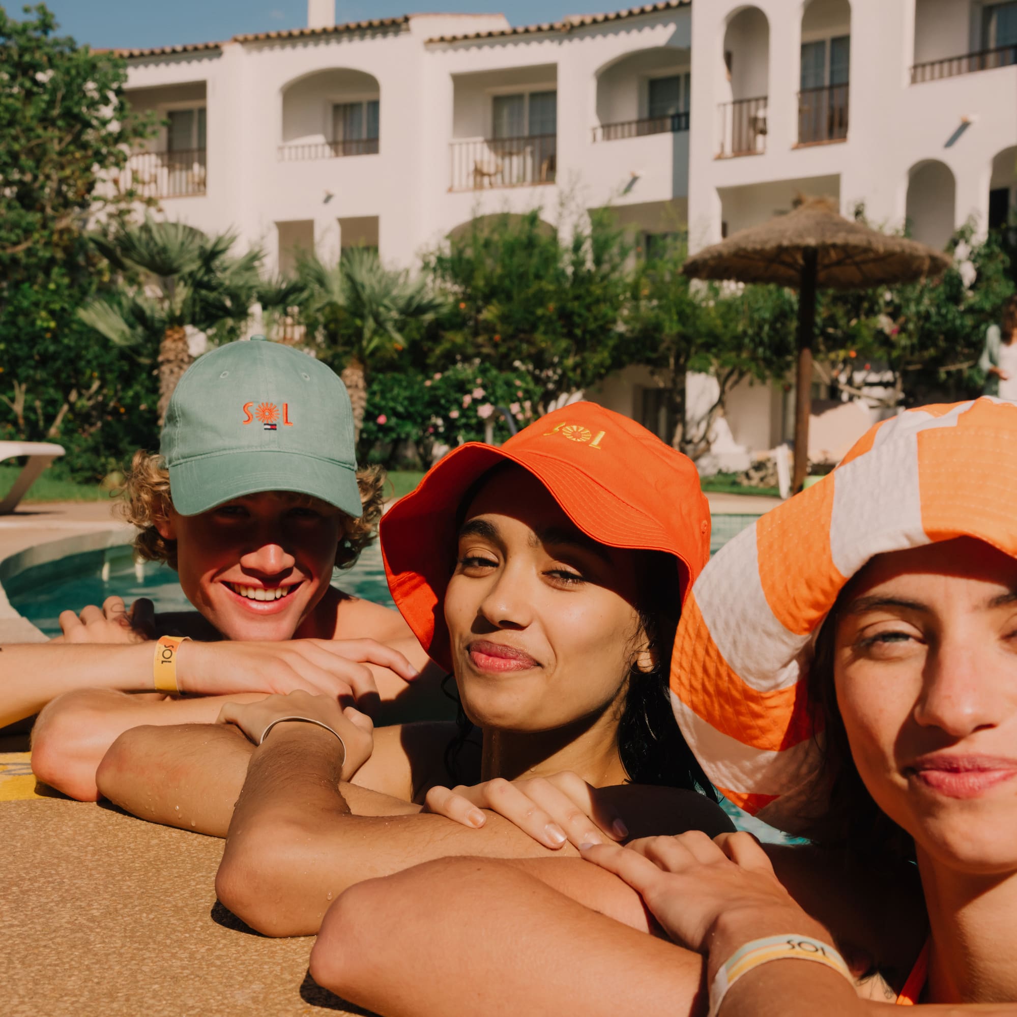 a group of people posing for a picture