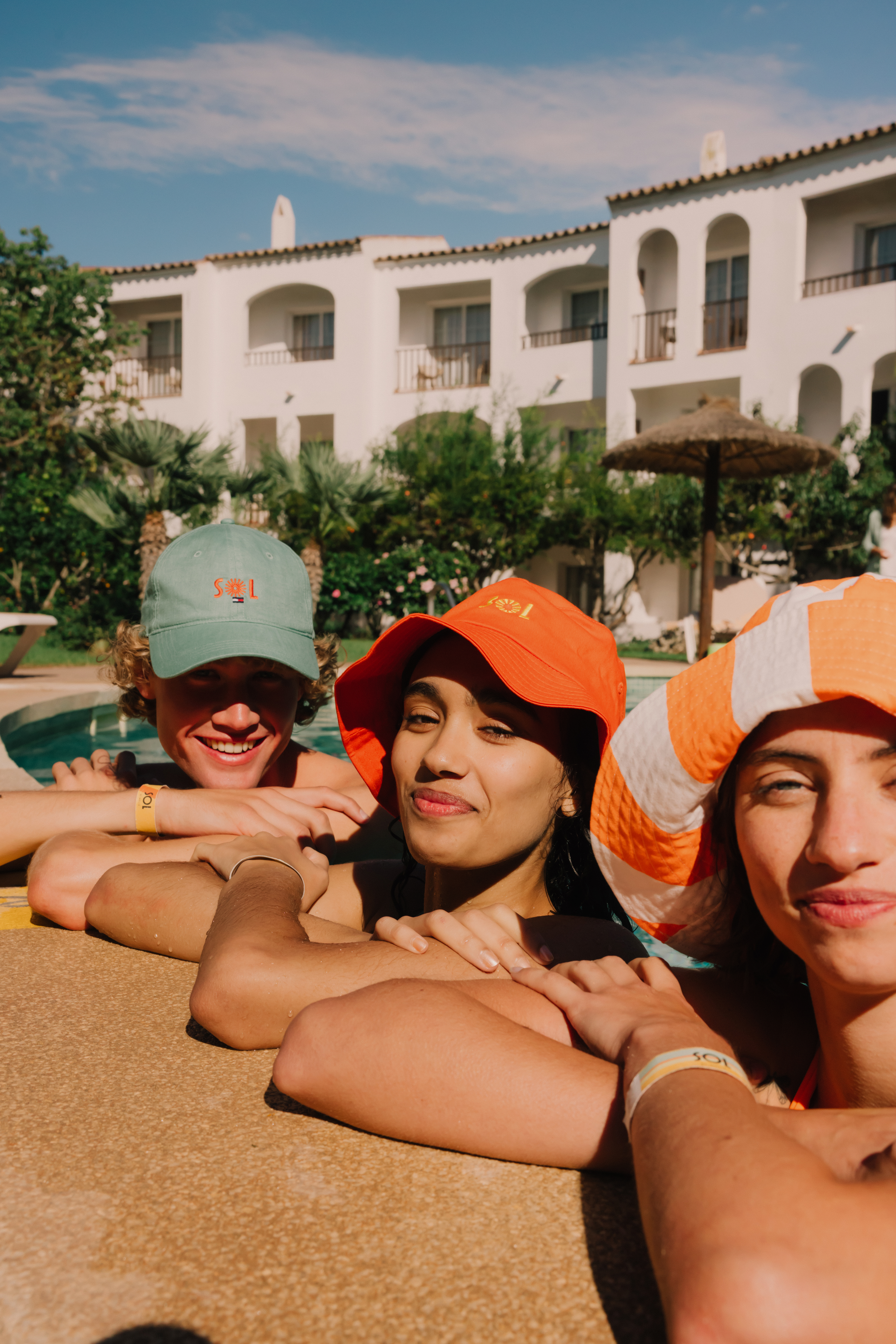 a group of people posing for a picture