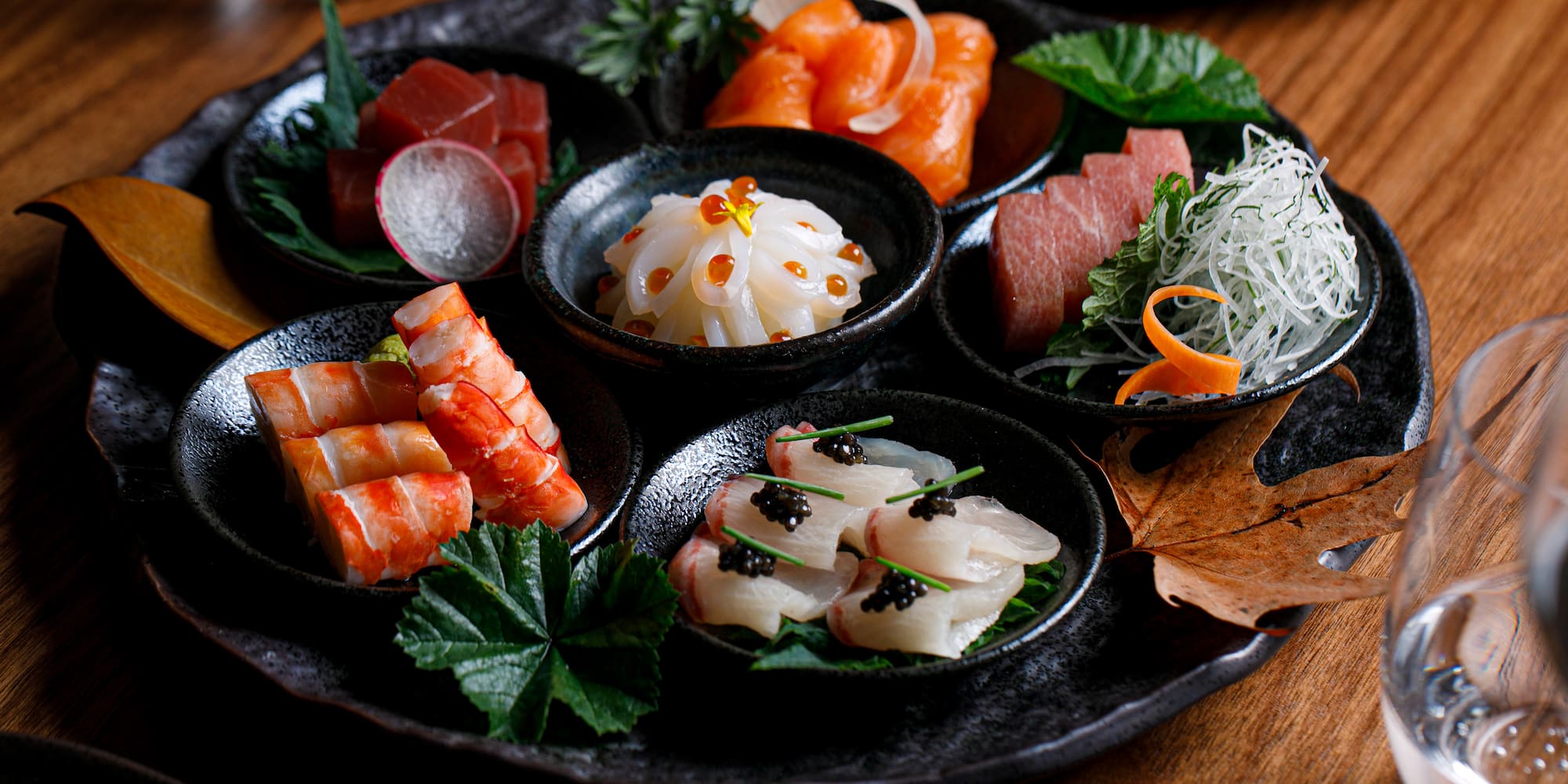a plate of food on a table