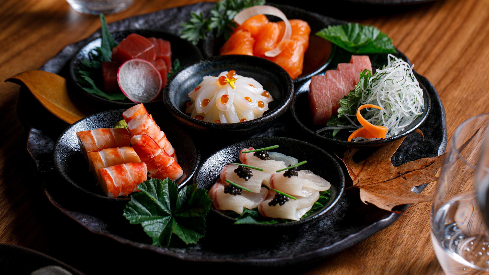 a plate of food on a table